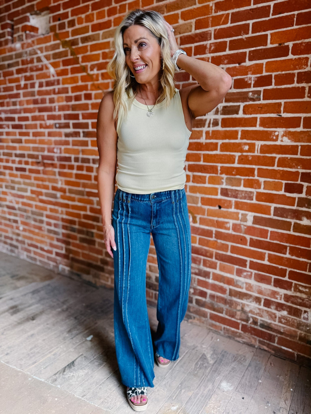 The Evie Tank by Thread &amp; Supply, Butter Yellow