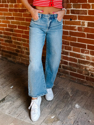 The Right Now Barrel Jeans, Medium Wash