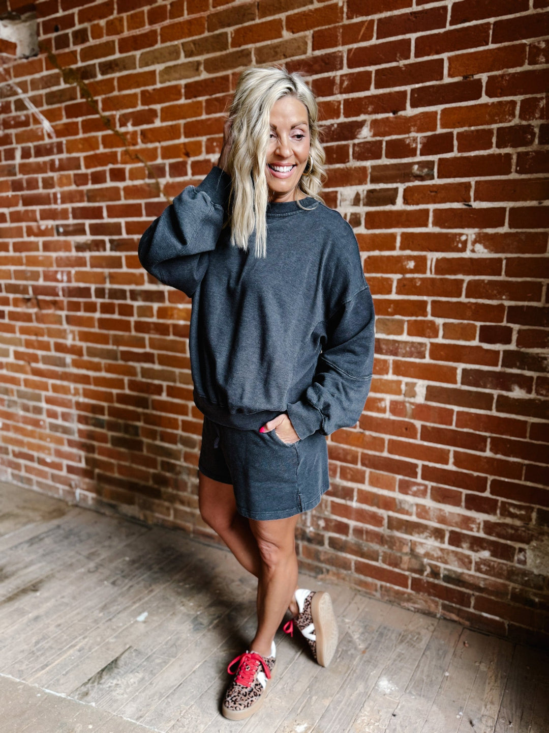 The Weekend Mode Lounge Set, Black