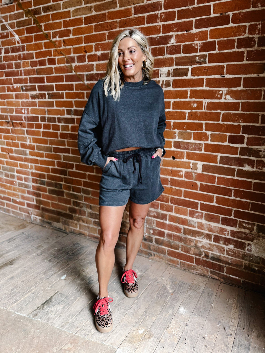 The Weekend Mode Lounge Set, Black