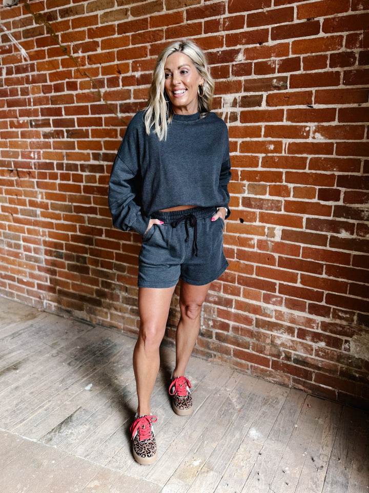 The Weekend Mode Lounge Set, Black