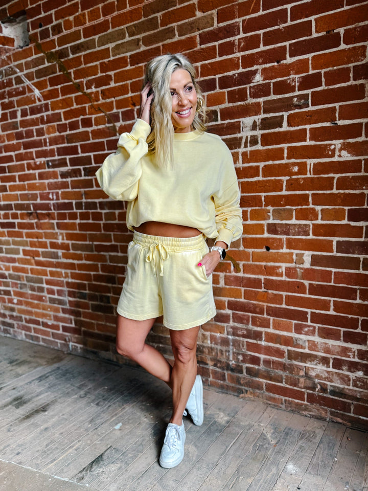 The Weekend Mode Lounge Set, Sweet Corn