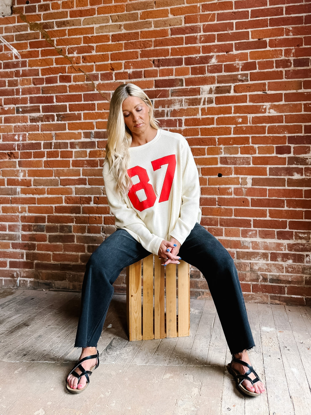 Vintage 87 Thermal Knit Pullover
