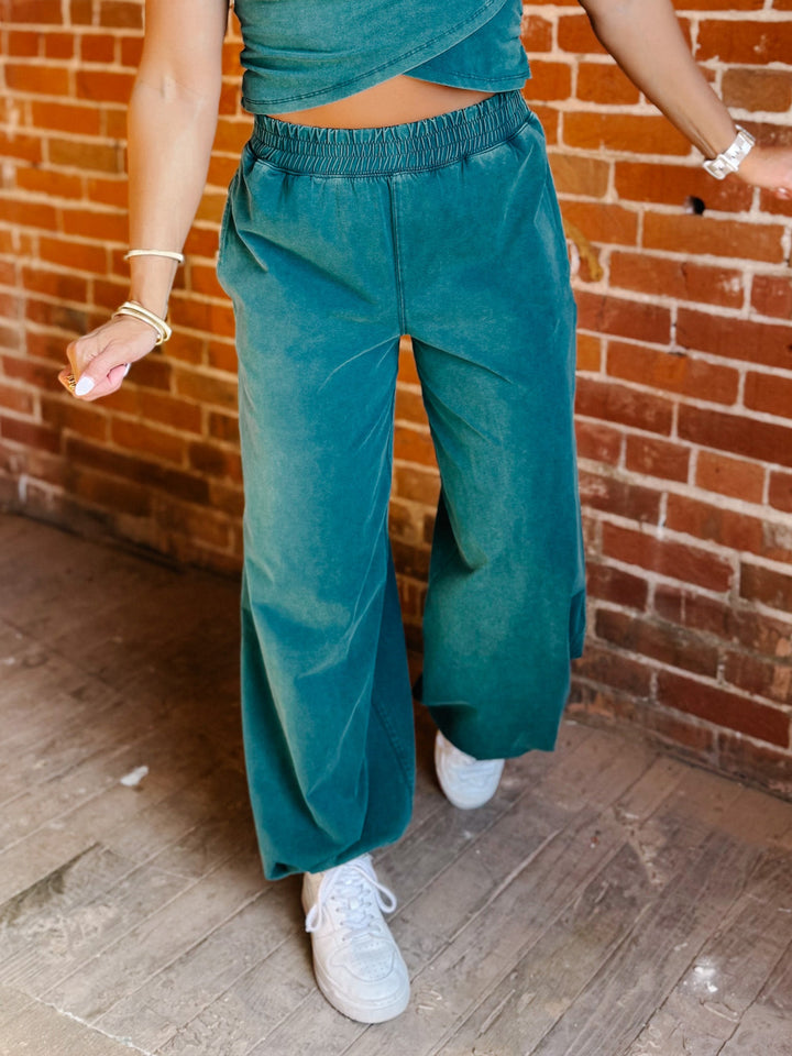 Weekend Terrain Joggers, Teal