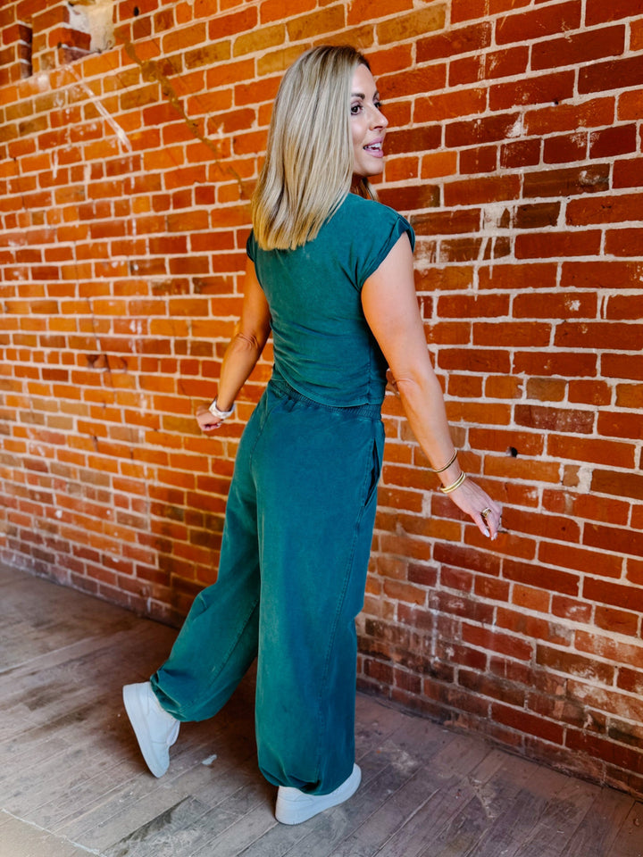 Weekend Terrain Joggers, Teal