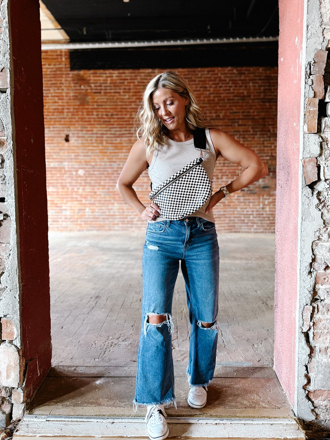 Westlyn Woven Bum Bag, Assorted Colors