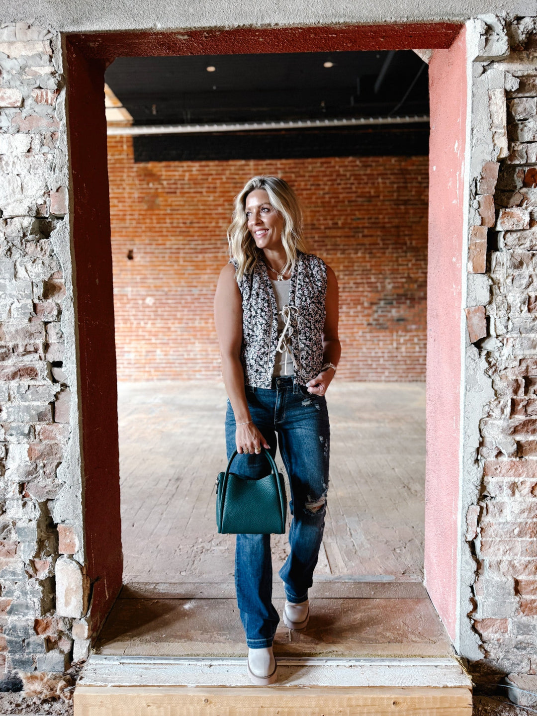 Whispered Layers Vest, Coco Mocha