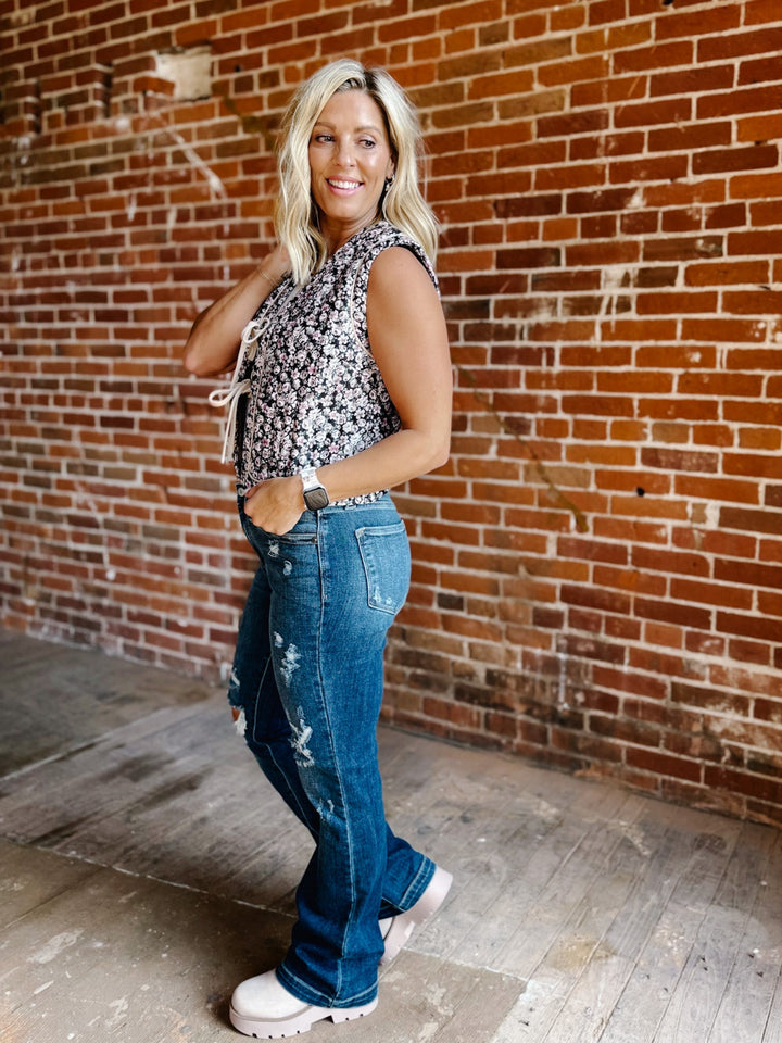 Whispered Layers Vest, Coco Mocha