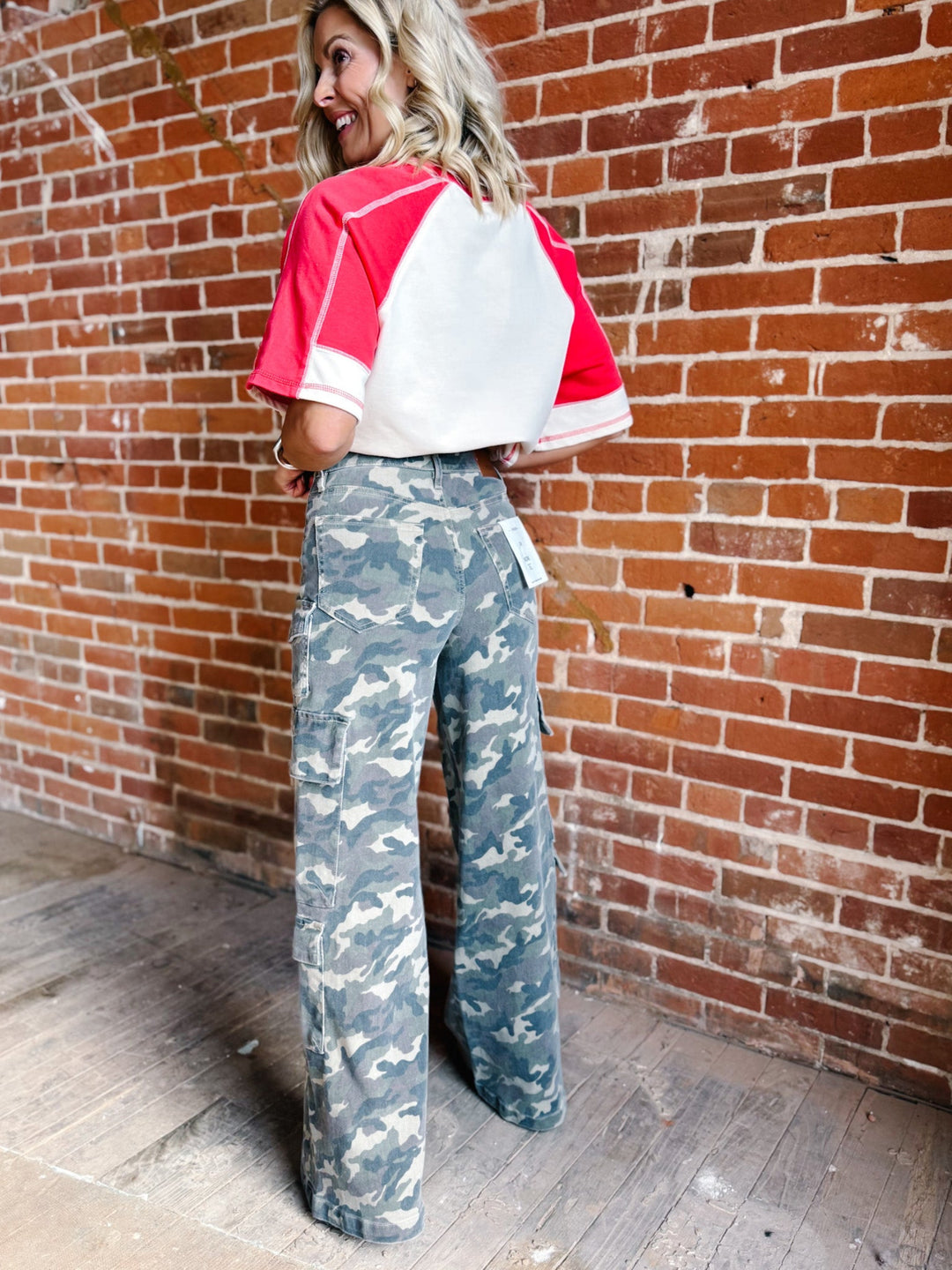 Wild Utility Camo Cargo Denim