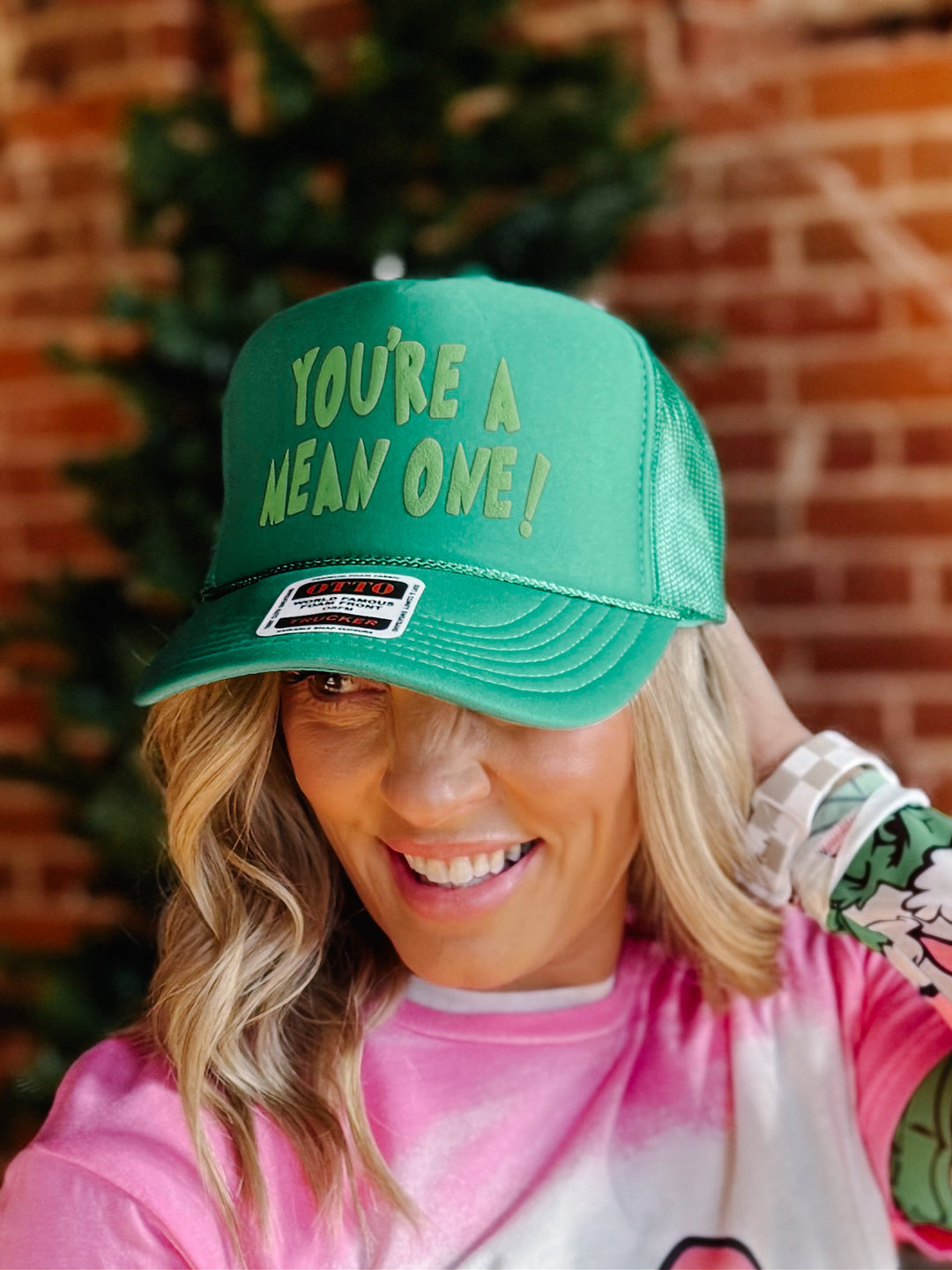 You're a Mean One Trucker Hat, Green