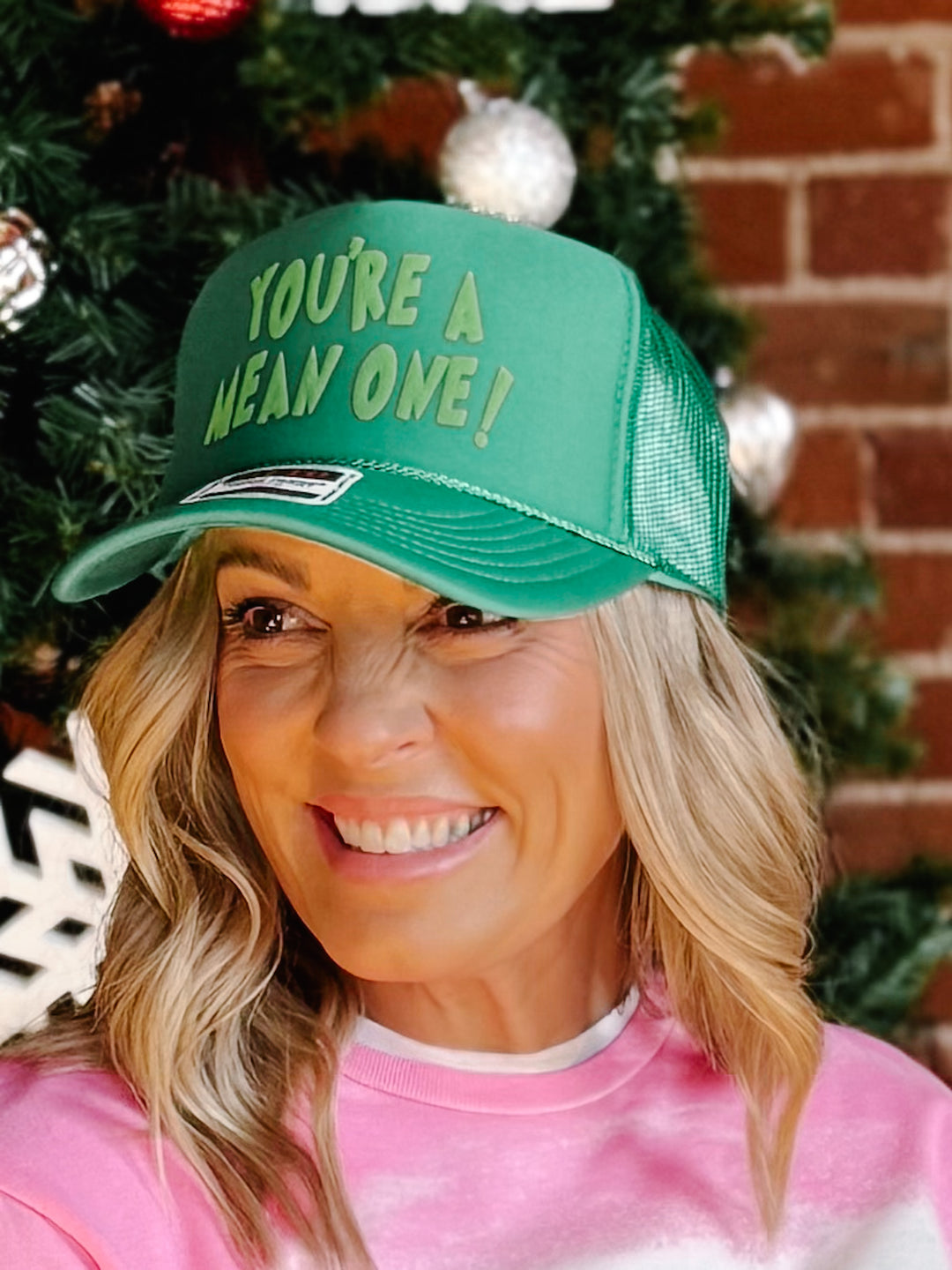 You're a Mean One Trucker Hat, Green