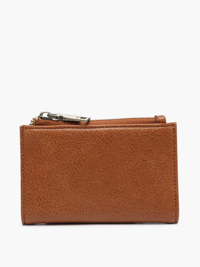 Zara RFID Zip Top Wallet, Brown