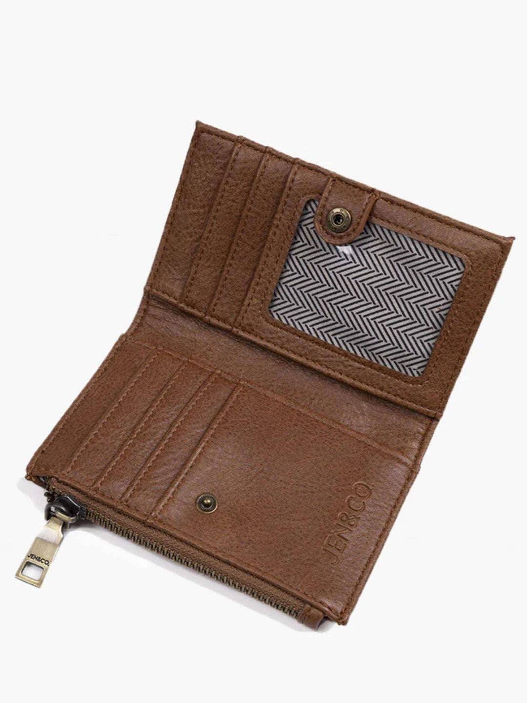 Zara RFID Zip Top Wallet, inside