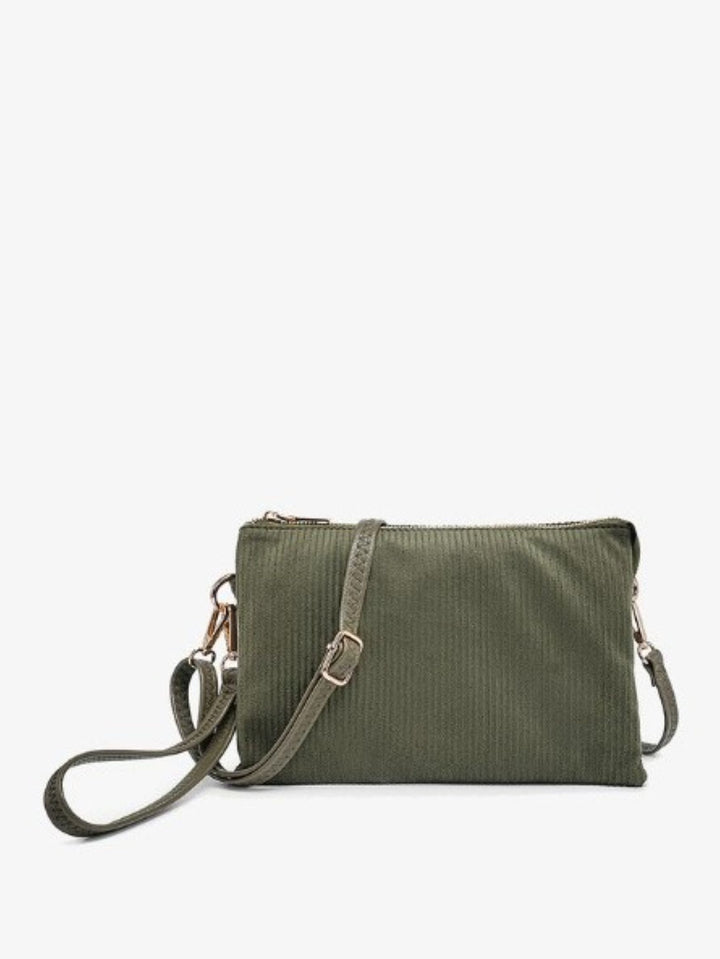 Izzy Corduroy Crossbody, Olive