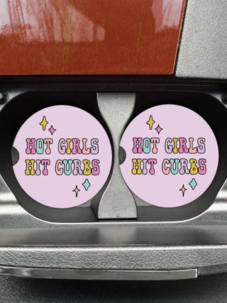 Sandstone Car Coaster Singles, hot girls hit curbs