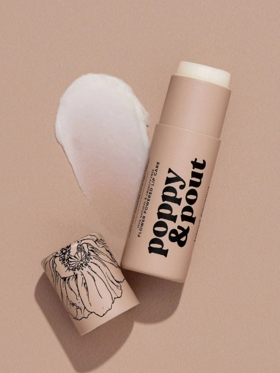 Poppy & Pout Lip Balm, Island Coconut
