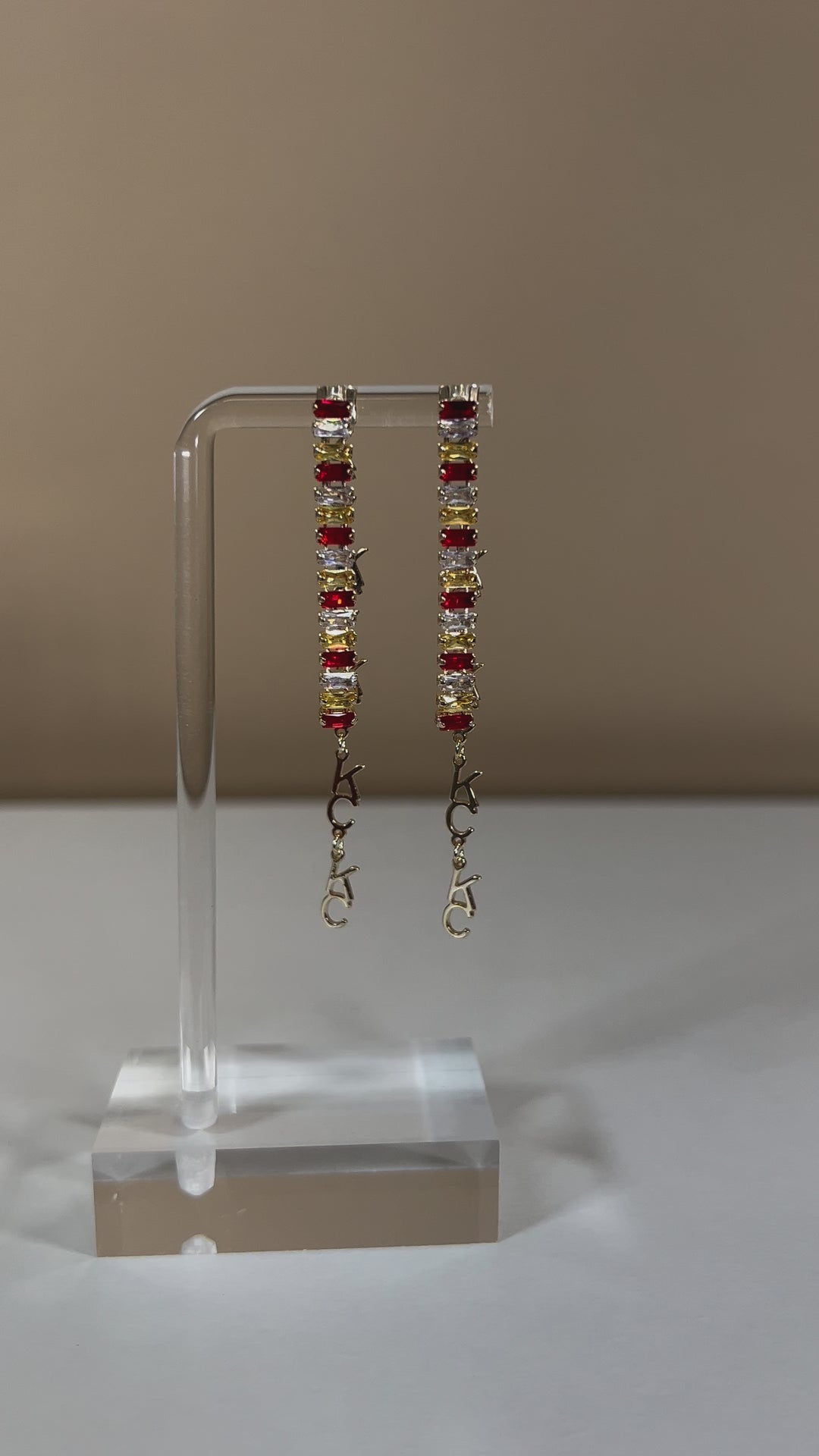 KC Double Layer Dangle Earrings