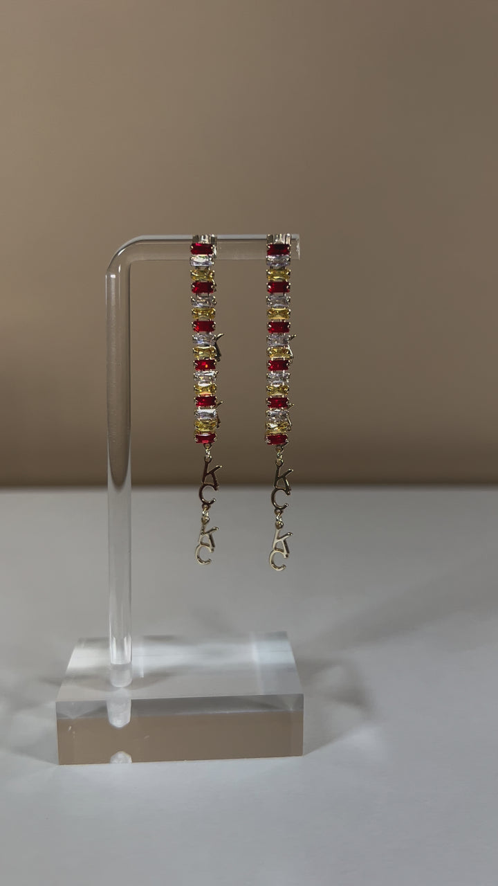 KC Double Layer Dangle Earrings