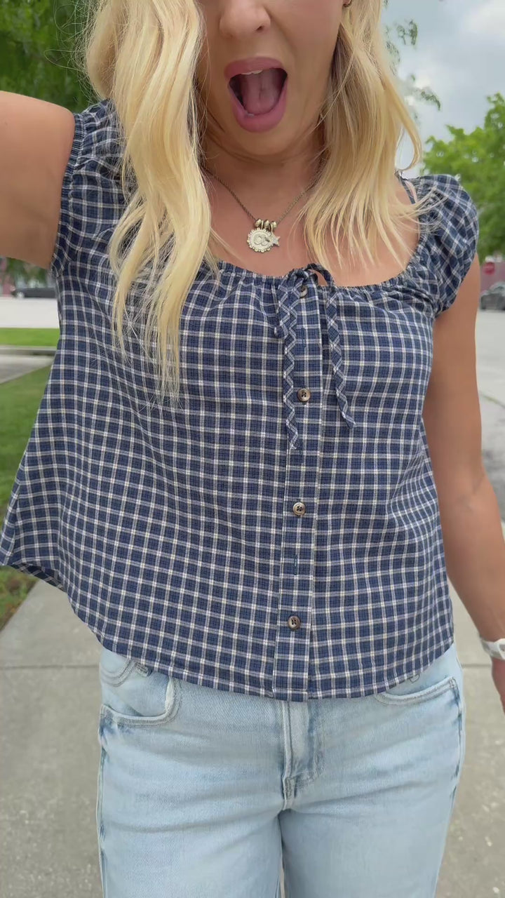 Skyline Super High Rise Cuffed Wide Leg Jeans