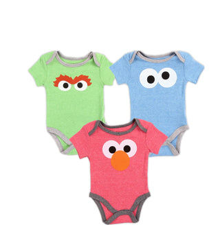 Onsie 3 Pack, Sesame Street