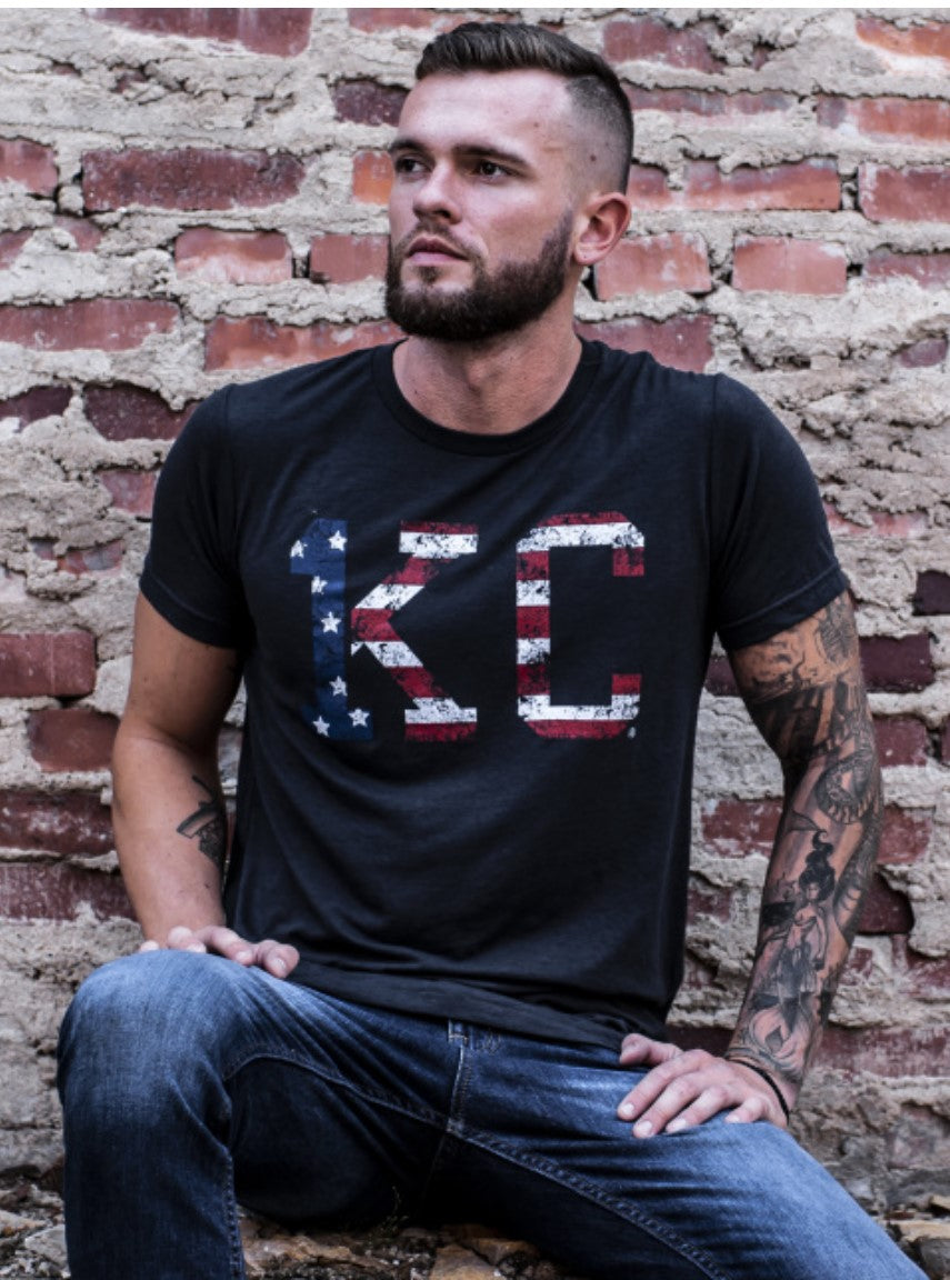 The All Star KC Flag Graphic Tee, Charcoal