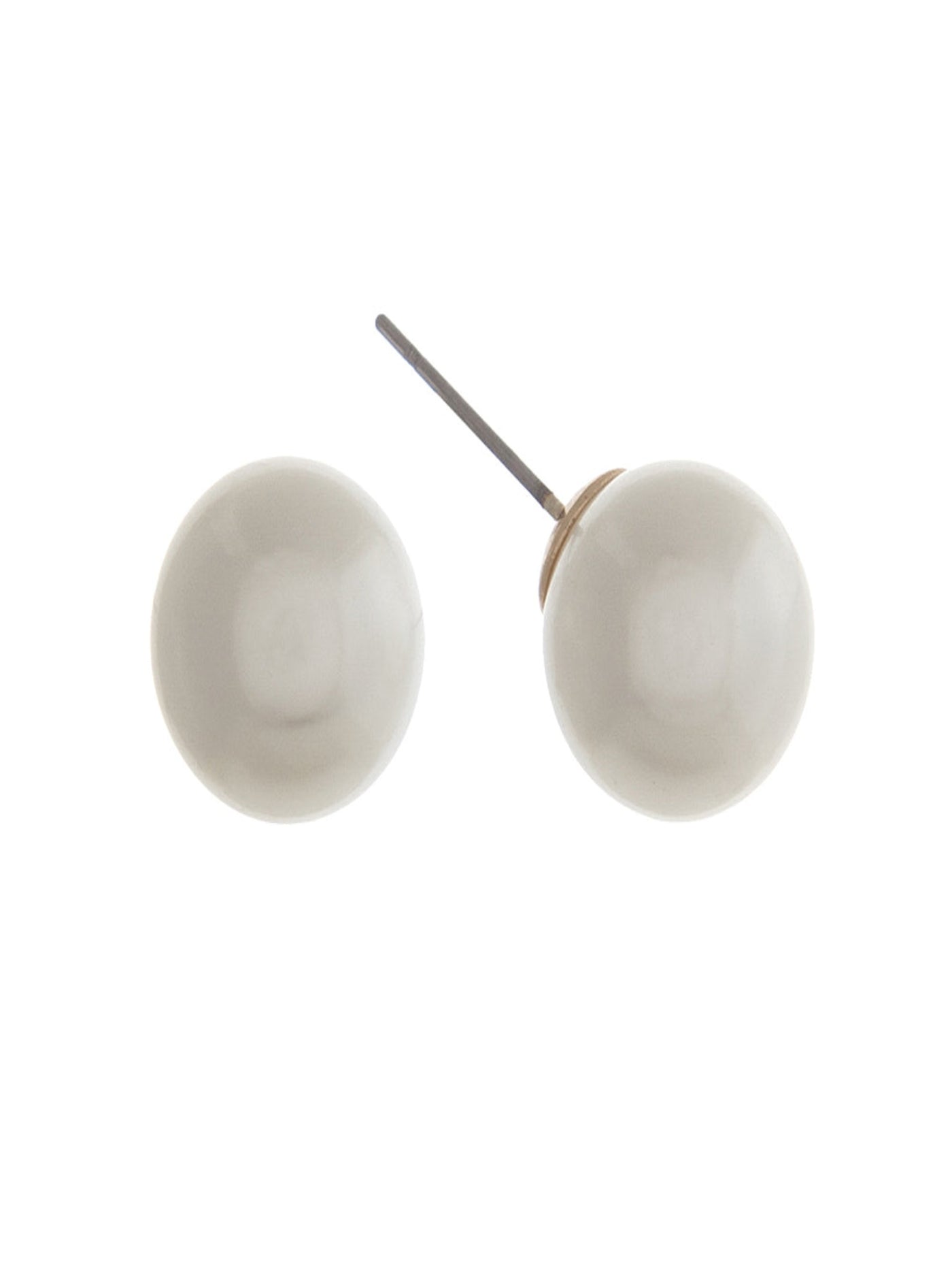 Pearl Stud Earrings, Ivory