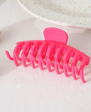 Large Matte French Style Claw Clip, Assorted Colors