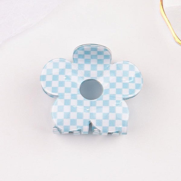 Acetate Flower Hair Clip, Assorted Colors