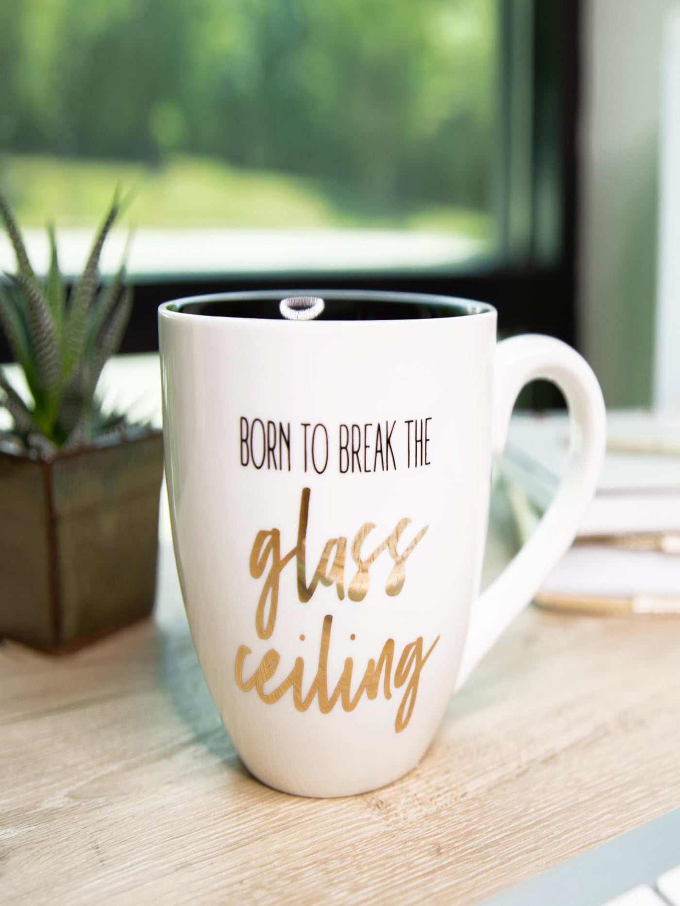 Born to Break the Glass Ceiling Coffee Mug