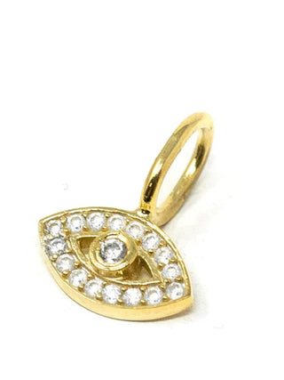 Charm Bar Assorted Charms, Silver, Evil Eye