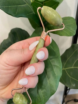 Jade Facial Roller, Green