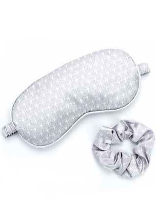 Satin Eye Mask and Scruchie Set, Assorted Color