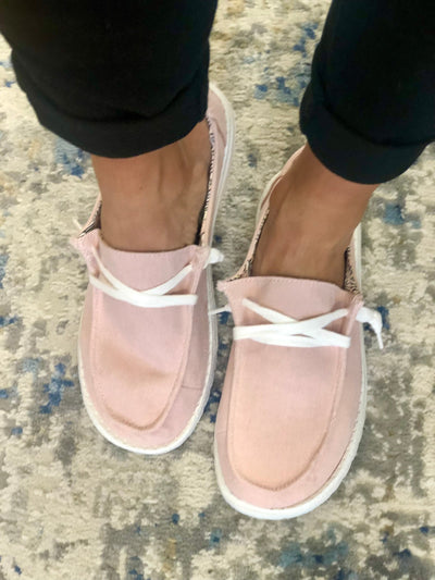 Holly Boat Shoes, Blush