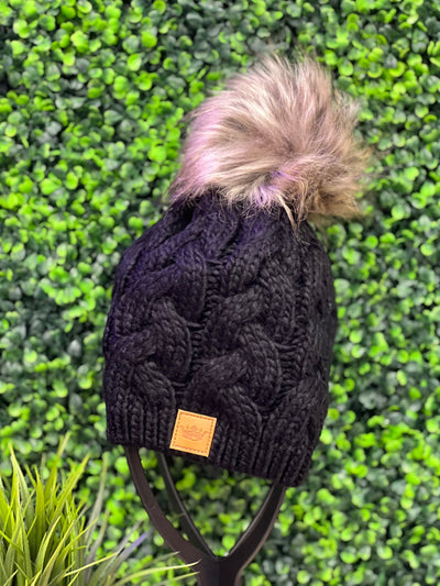 Leopard Chenille Beanie