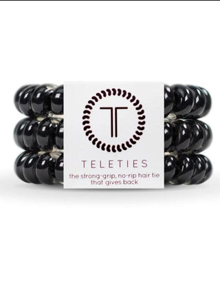 Jet Black Large Teleties