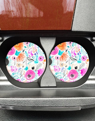Sandstone Car Coaster Singles, Assorted Designs