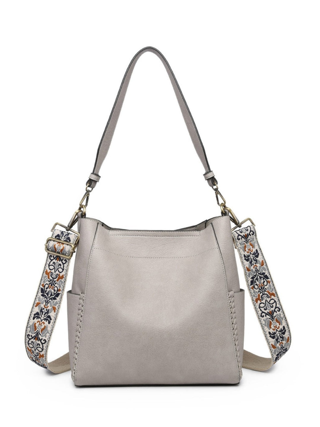 Penny Bucket Bag, Grey