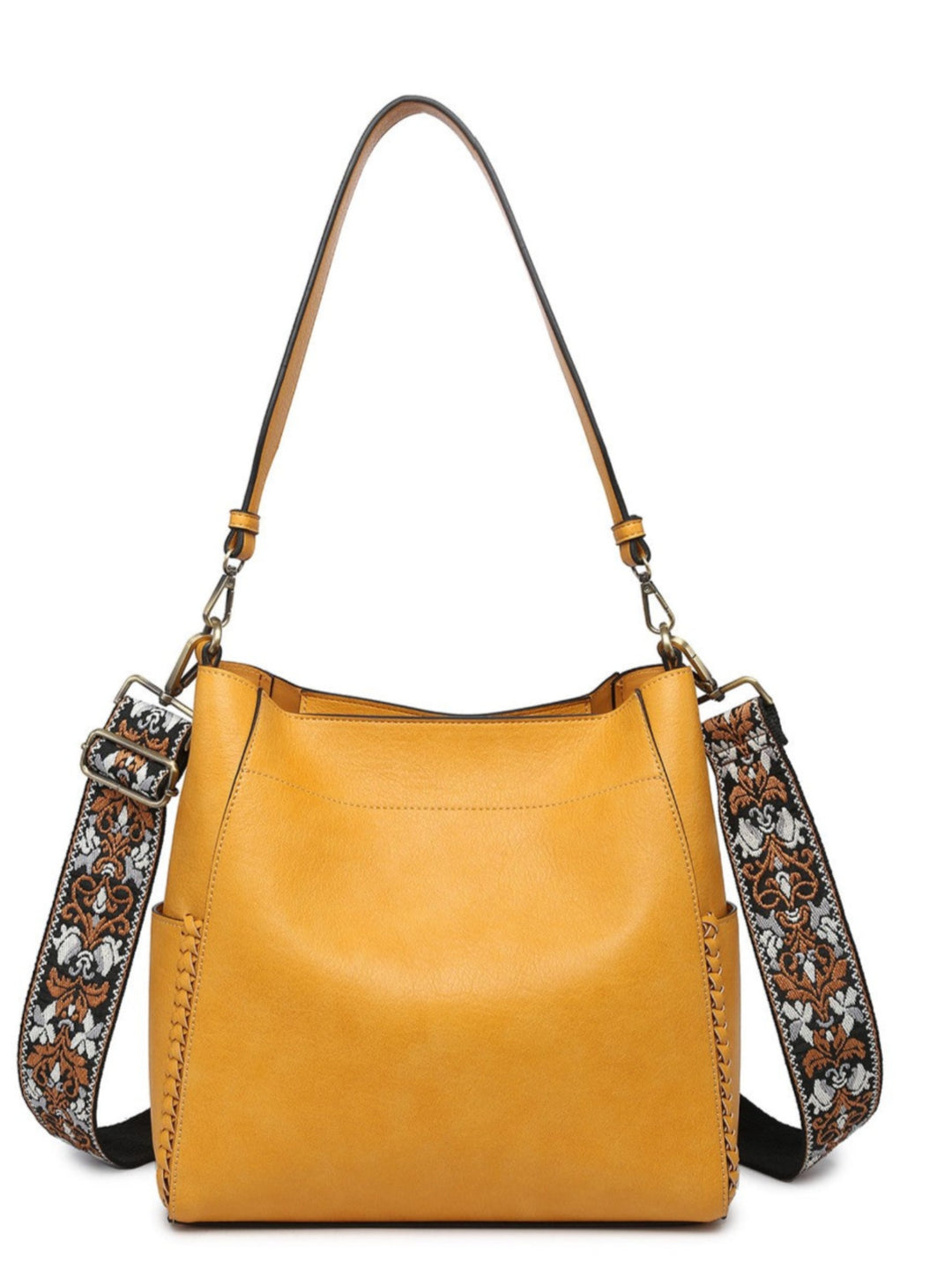 Penny Bucket Bag, Mustard