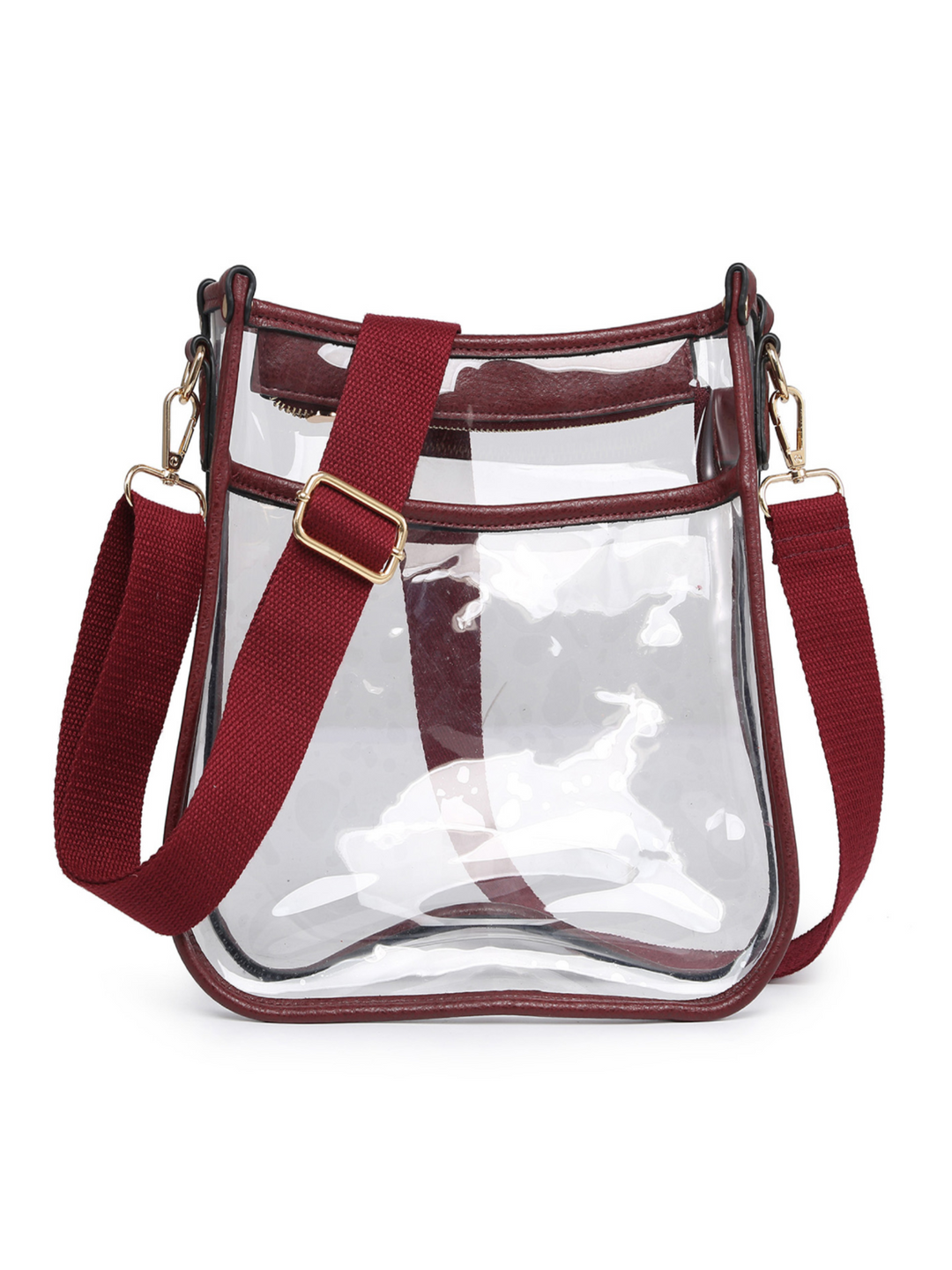Posie Game Day Crossbody with Removable Strap, Wine