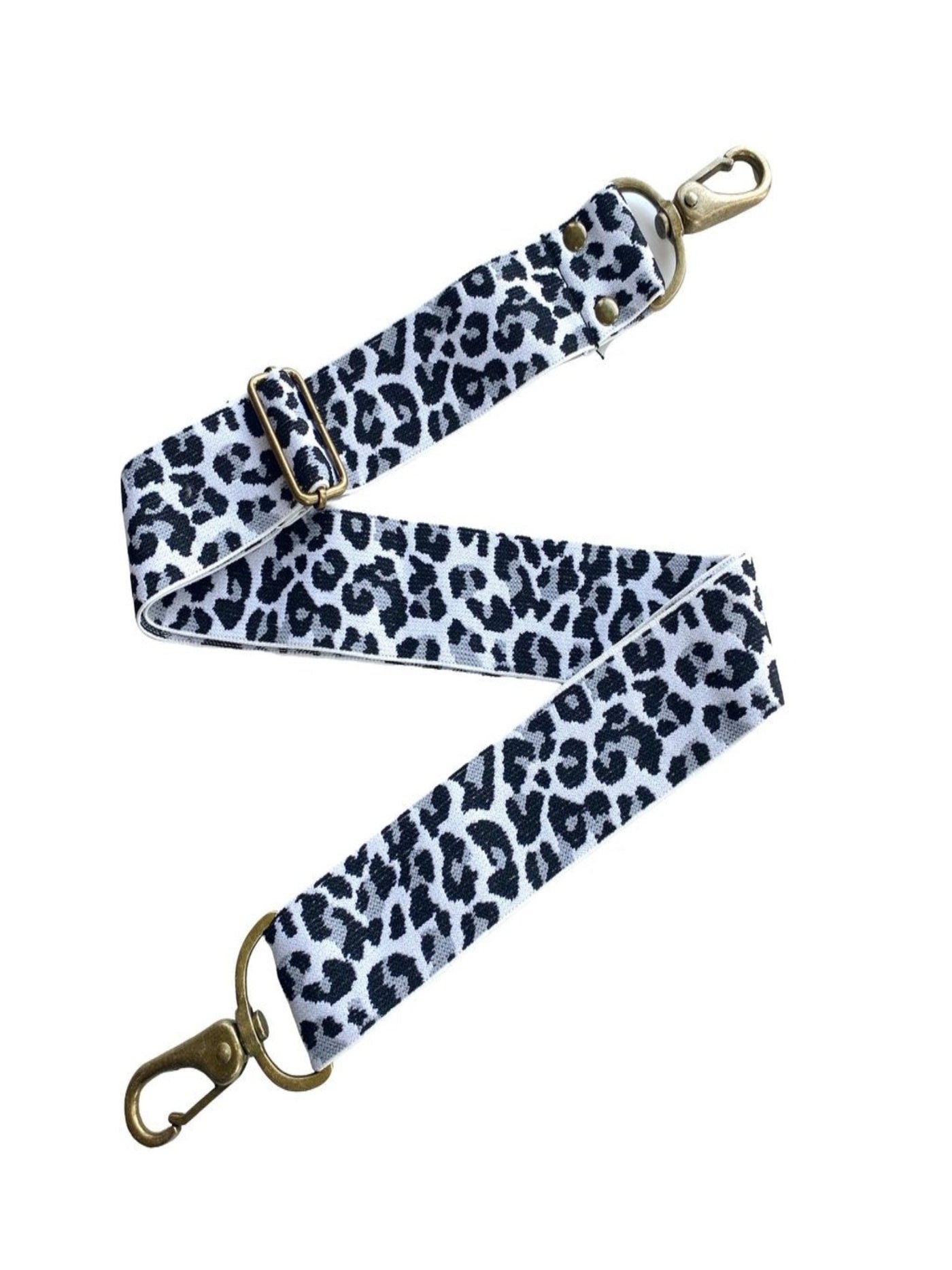 Leopard Canvas Purse Strap