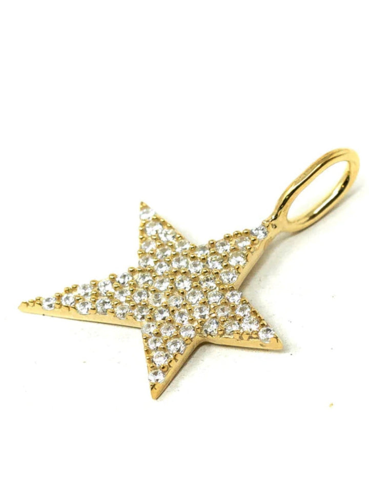 Charm Bar Assorted Charms, Silver-Jazzy Star