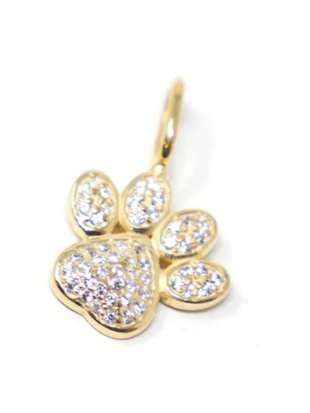 Charm Bar Assorted Charms, Gold-Paw Print