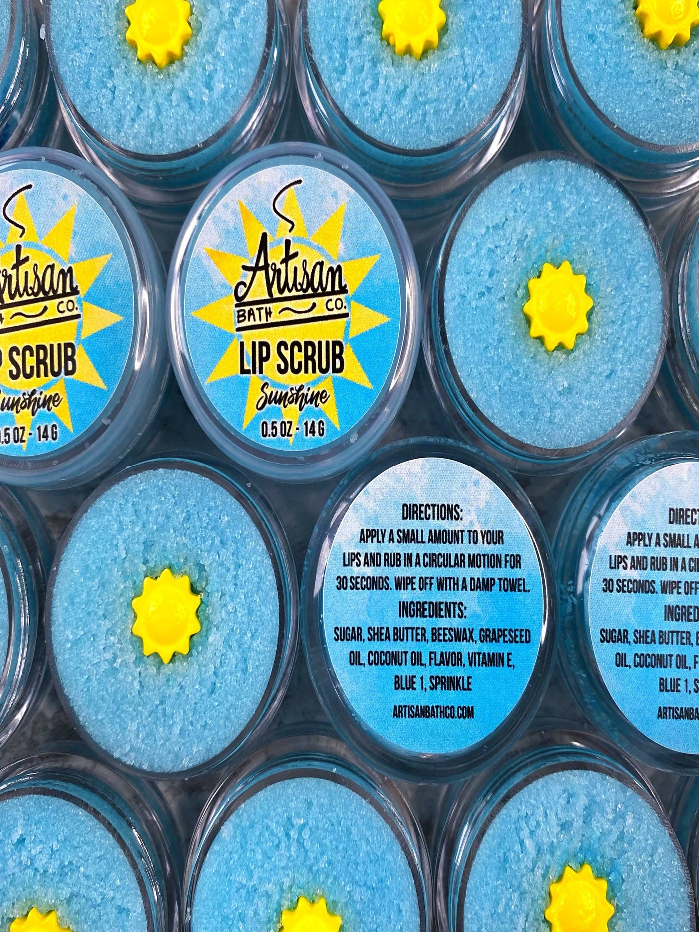 Artisan Lip Scrub, Limited Edition Sunshine